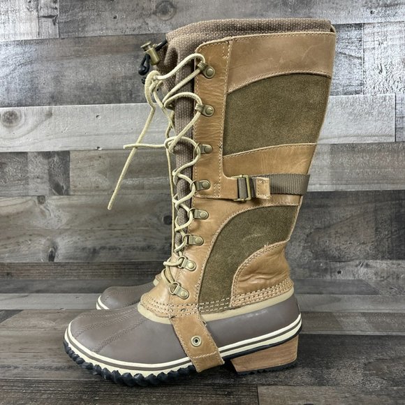 Sorel Conquest Carly Tall Winter Snow Boots - Picture 3 of 10